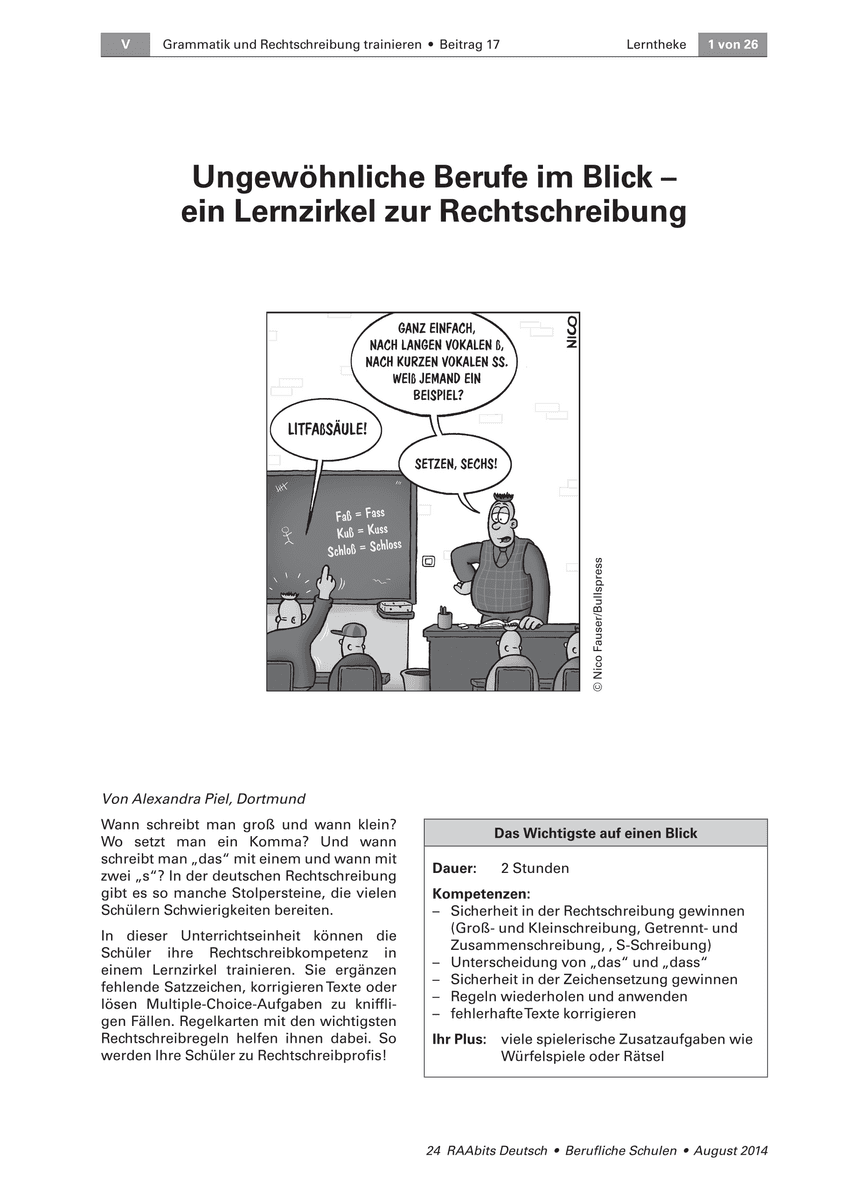 Ungewöhnliche Berufe im Blick