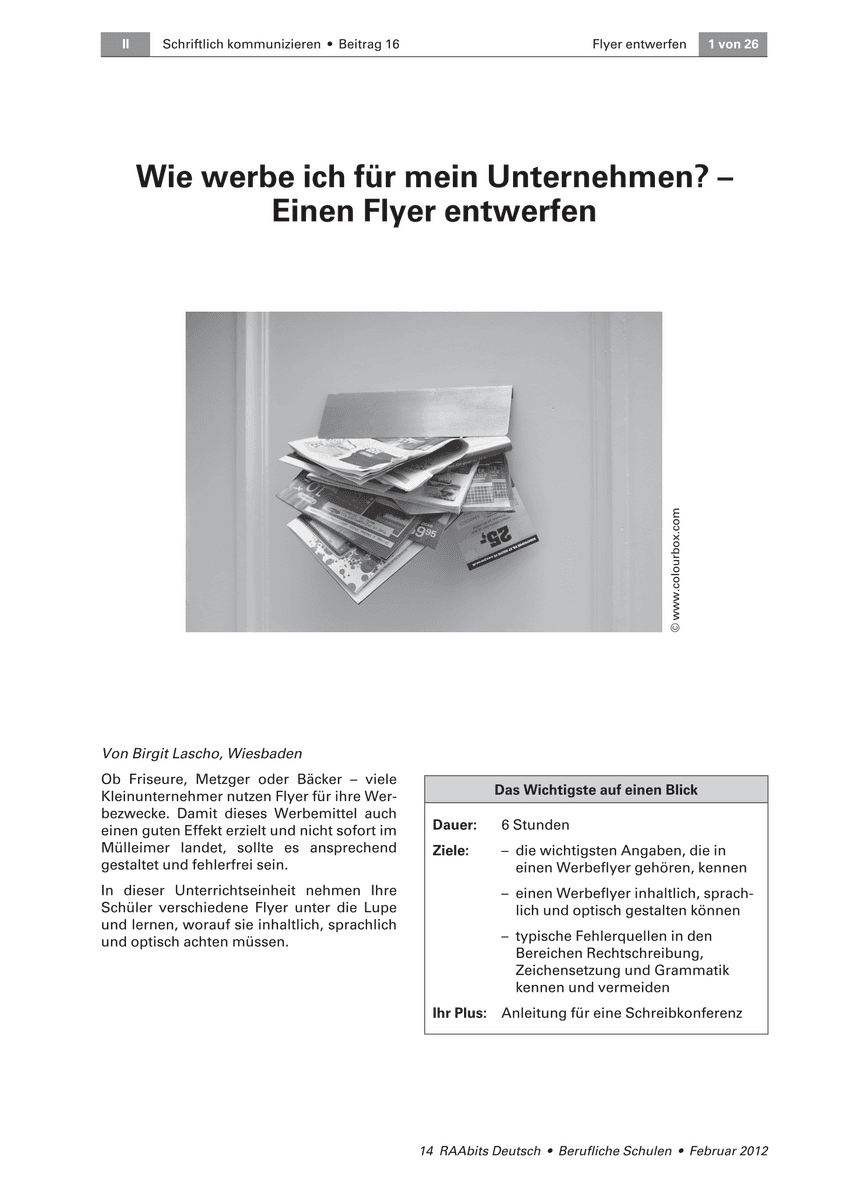Wie werbe ich für mein Unternehmen?
