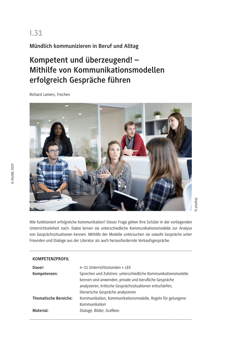 Mithilfe von Kommunikationsmodellen erfolgreich Gespräche führen