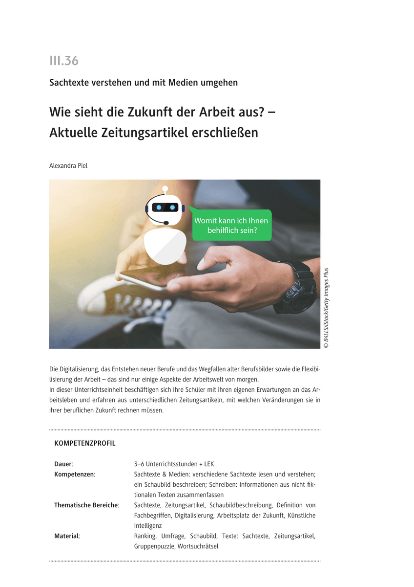 Wie sieht die Zukunft der Arbeit aus?