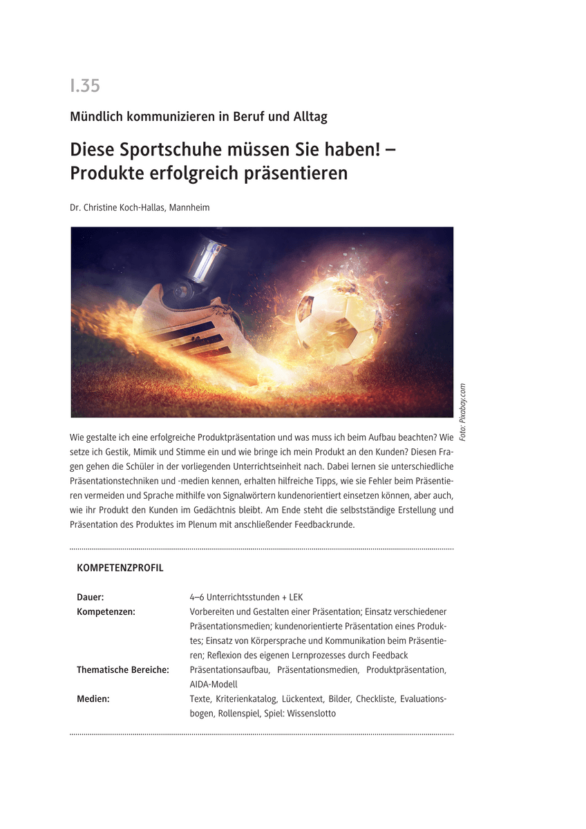 Produkte erfolgreich präsentieren