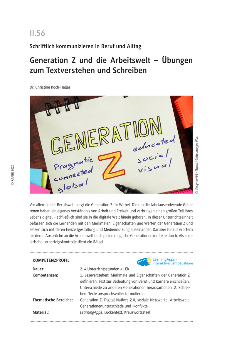 Generation Z und die Arbeitswelt