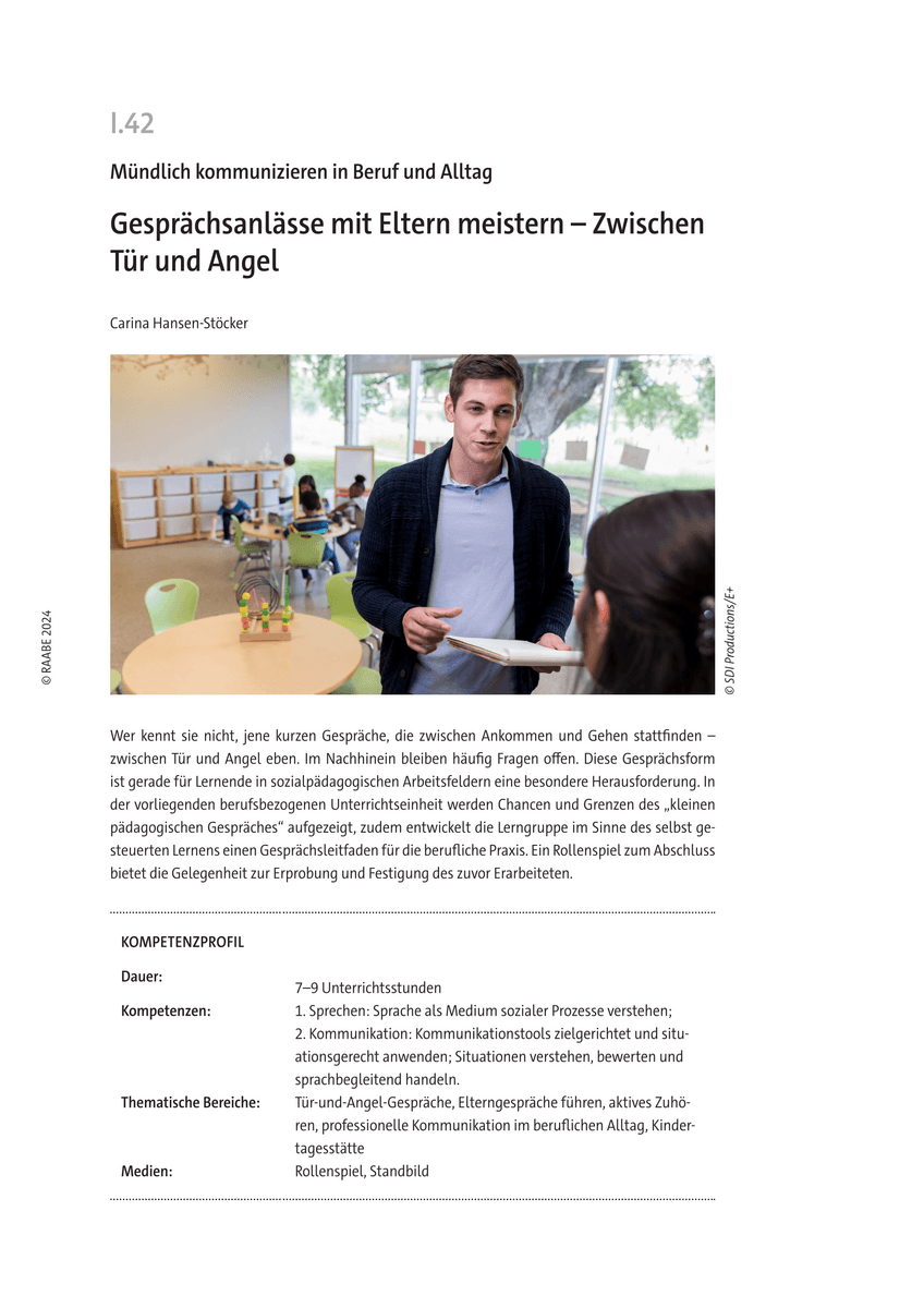 Gesprächsanlässe mit Eltern im pädagogischen Alltag meistern