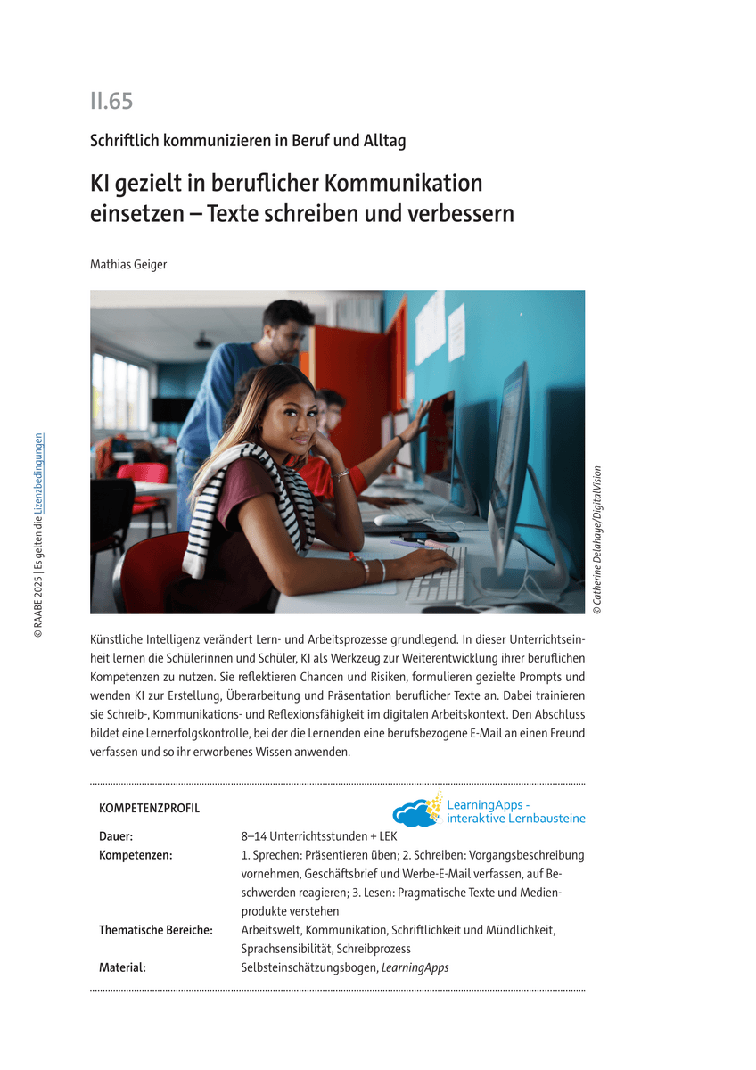 KI gezielt in beruflicher Kommunikation einsetzen