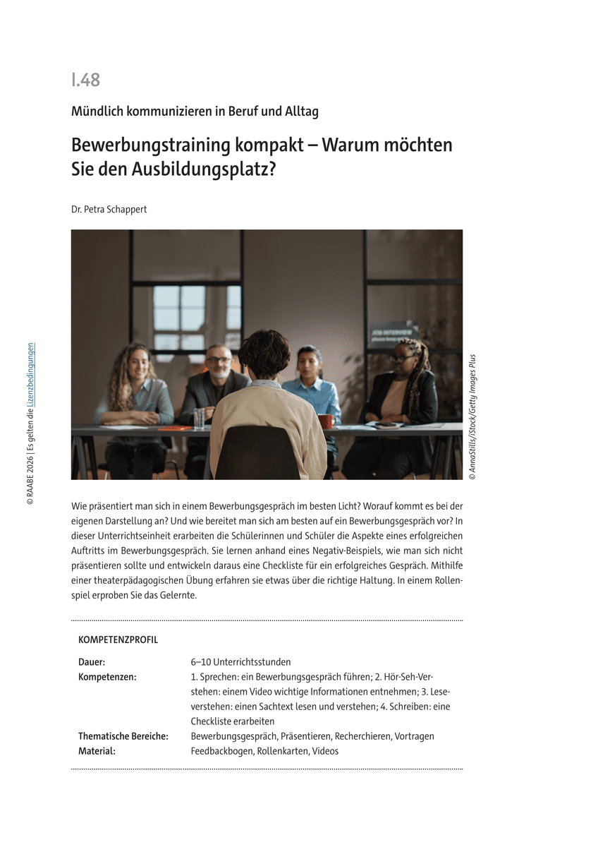 Bewerbungstraining kompakt