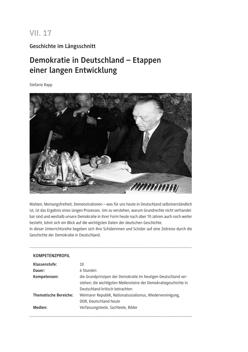 Demokratie in Deutschland