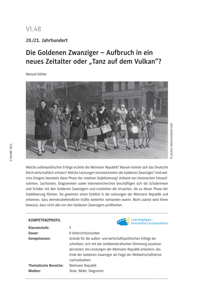 Die Goldenen Zwanziger