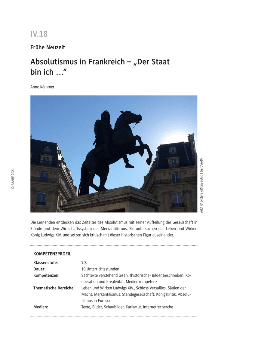 Absolutismus in Frankreich