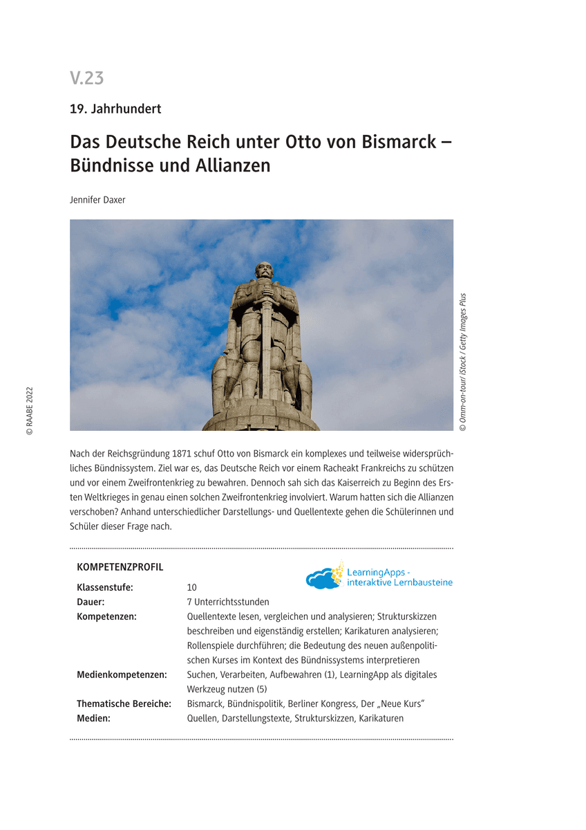 Das Deutsche Reich unter Otto von Bismarck