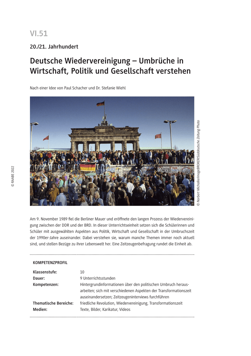 Deutsche Wiedervereinigung
