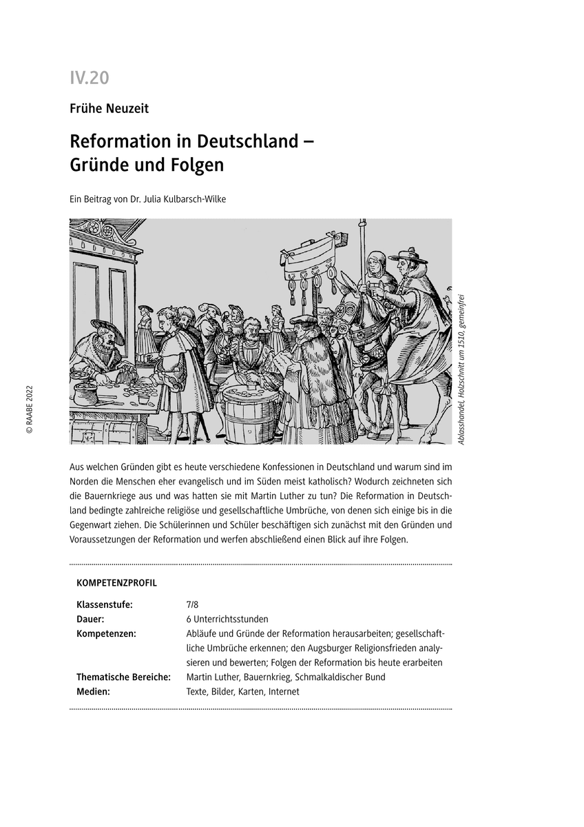 Reformation in Deutschland