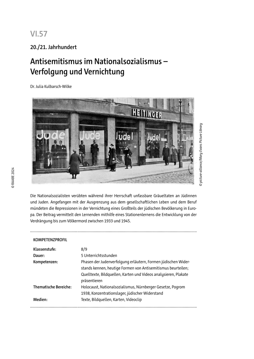 Antisemitismus im Nationalsozialismus
