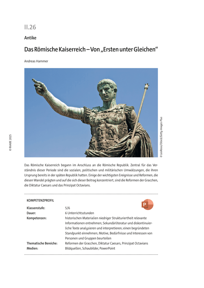 Das Römische Kaiserreich