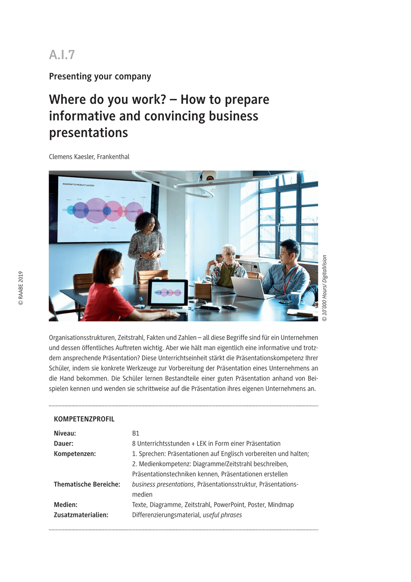 Where do you work?