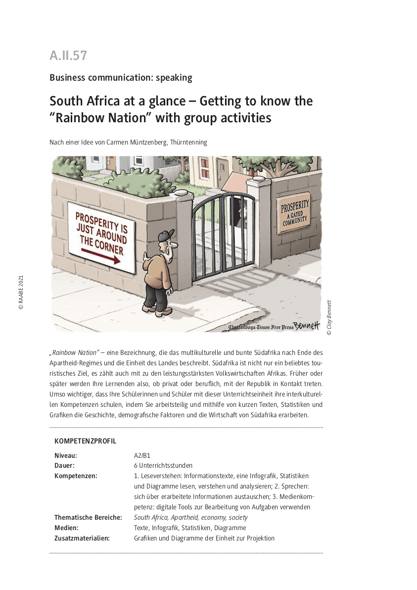 South Africa at a glance