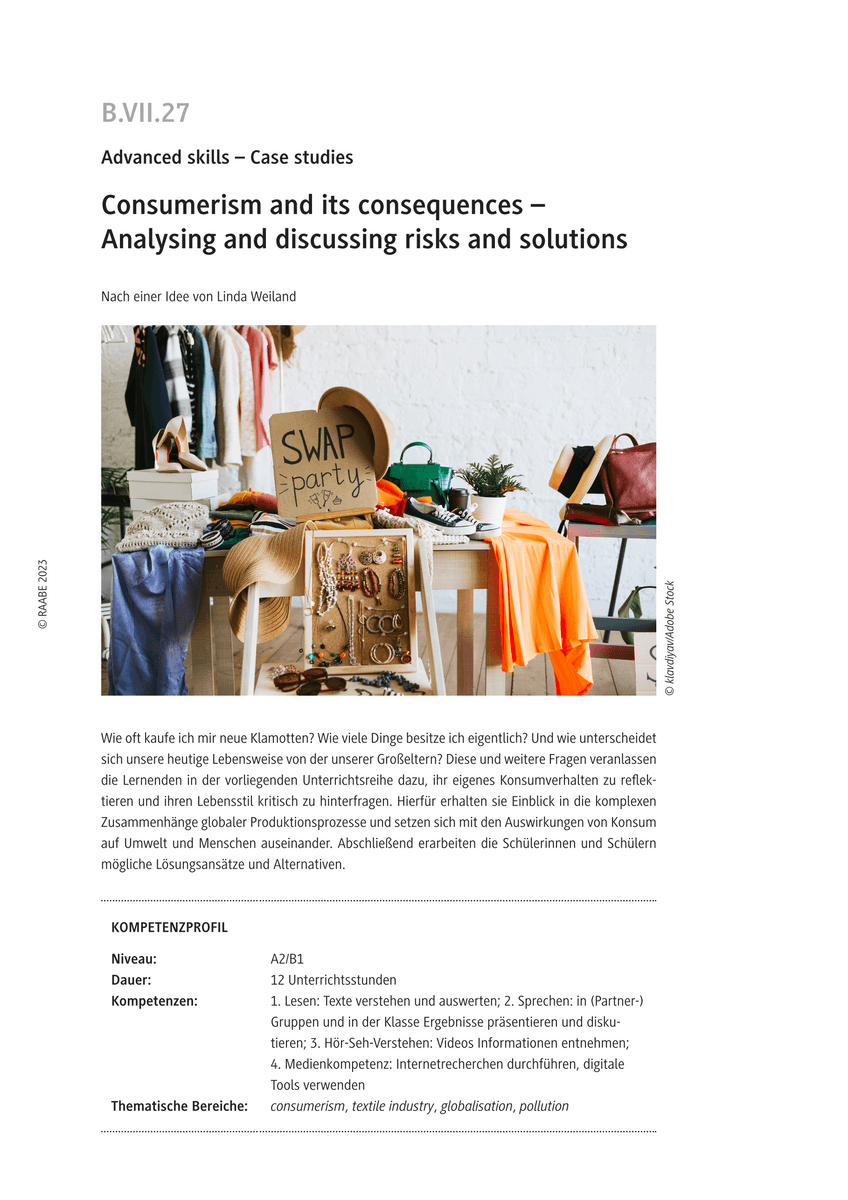Consumerism and its consequences
