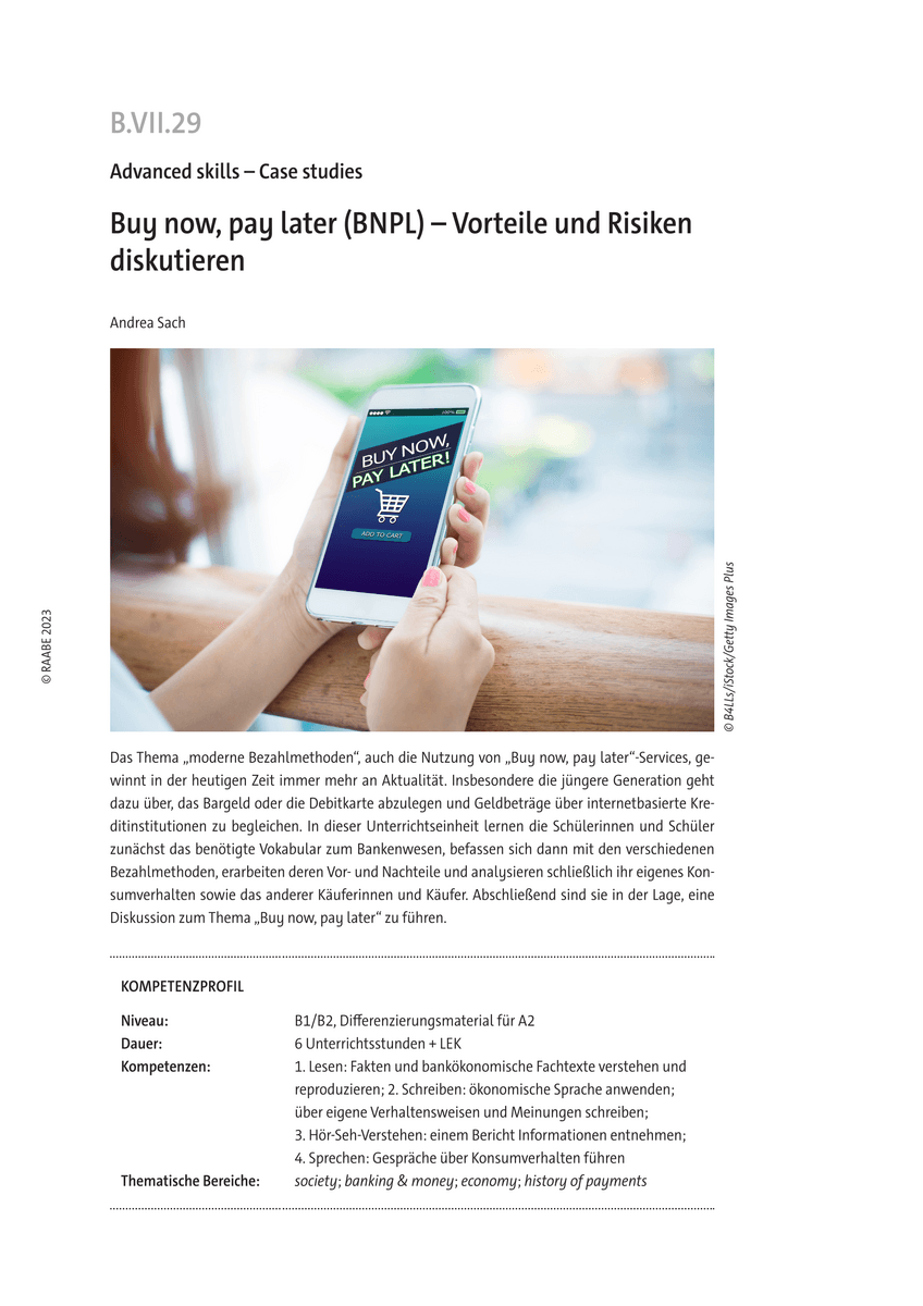 Buy now, pay later (BNPL)