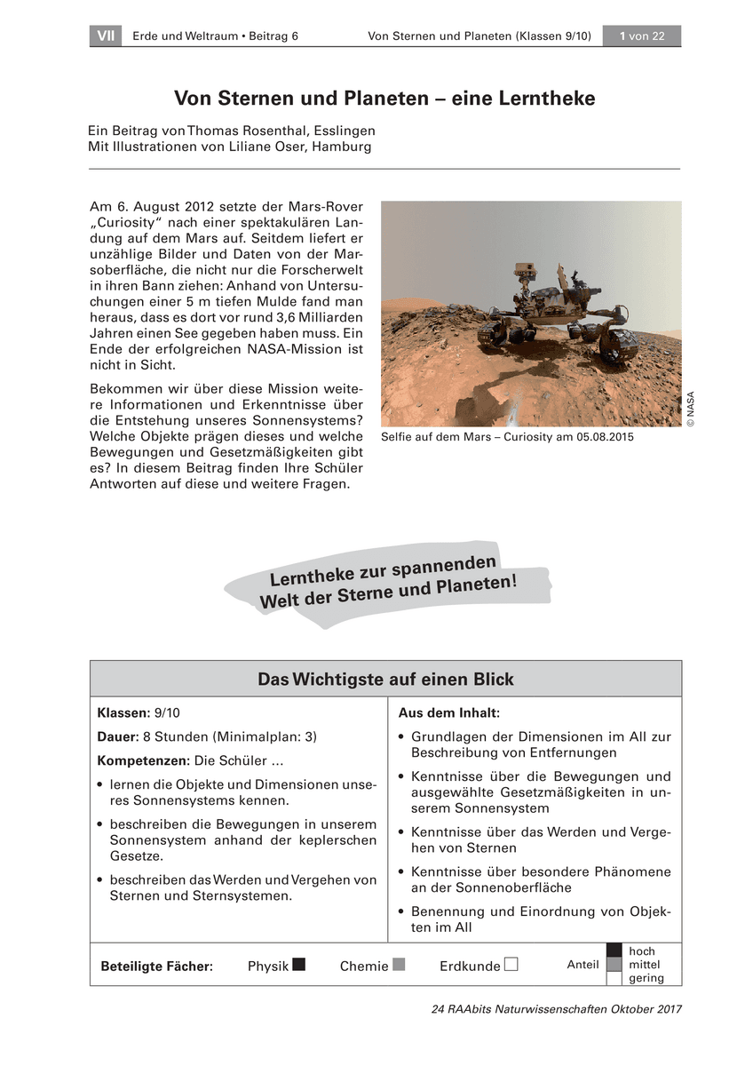Von Sternen und Planeten