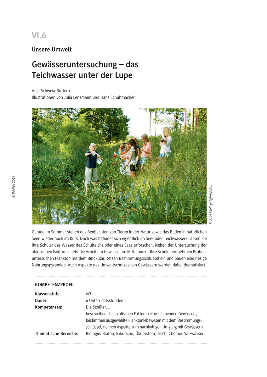 Gewässeruntersuchung