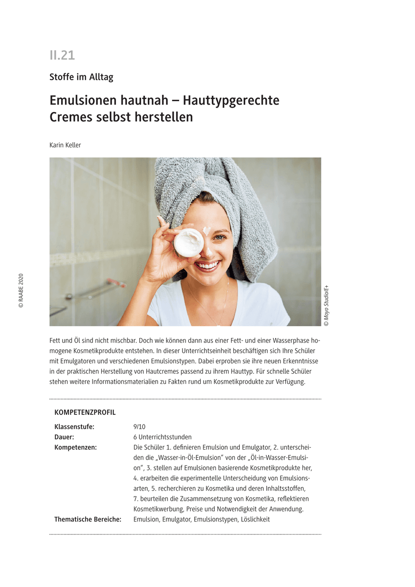 Emulsionen hautnah