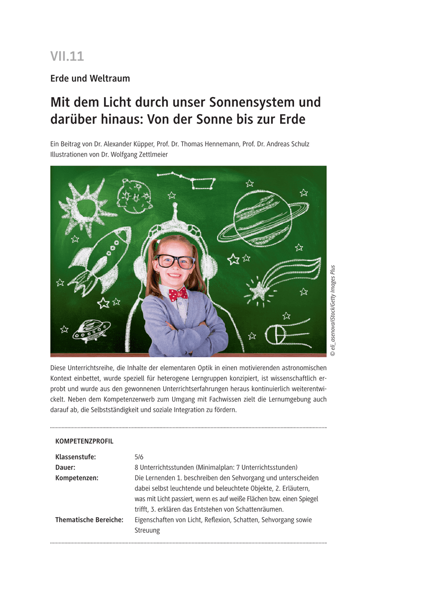 Mit dem Licht durch unser Sonnensystem und darüber hinaus
