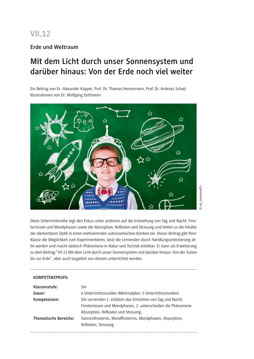Mit dem Licht durch unser Sonnensystem und darüber hinaus