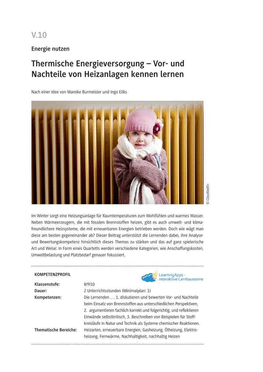 Thermische Energieversorgung