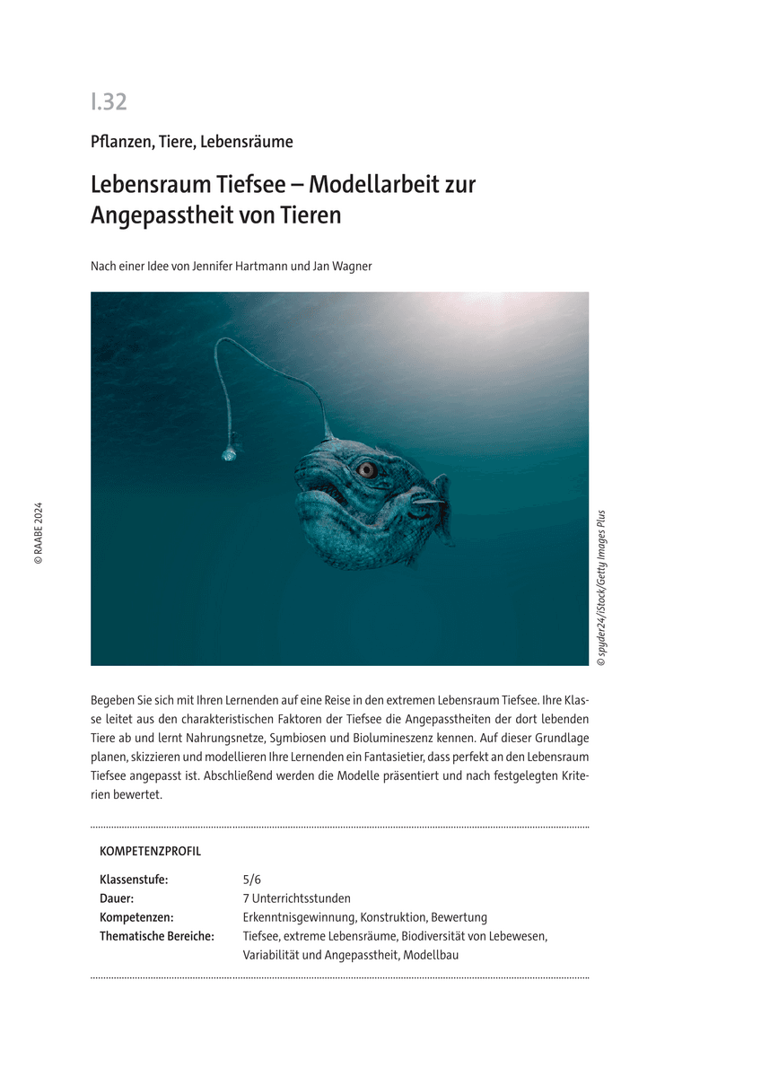Lebensraum Tiefsee