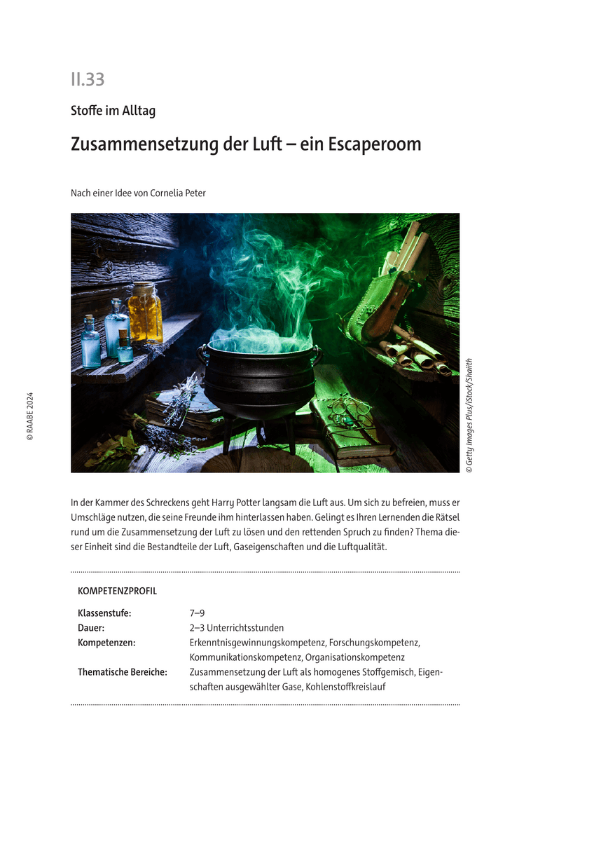 Zusammensetzung der Luft
