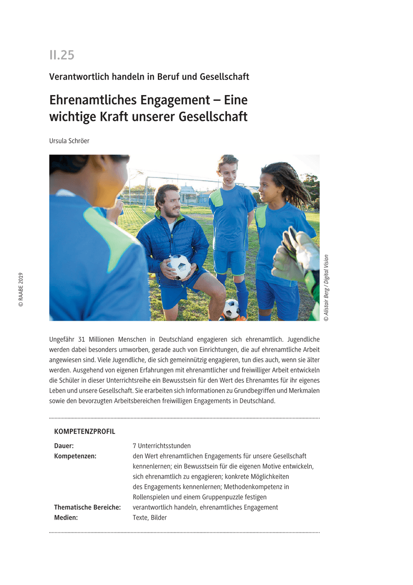 Ehrenamtliches Engagement