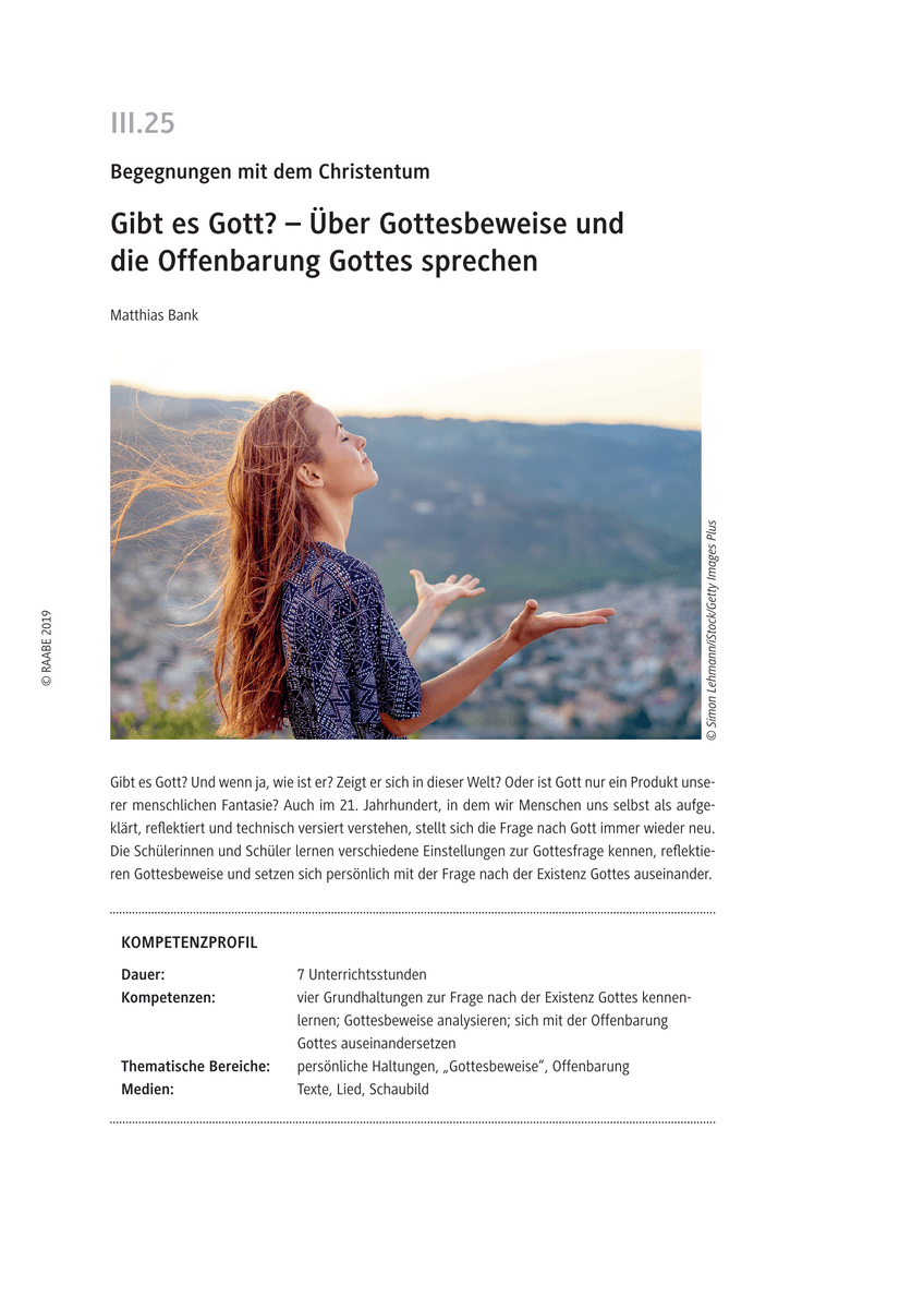 Gibt es Gott?