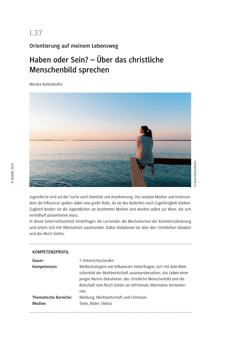 Haben oder Sein?