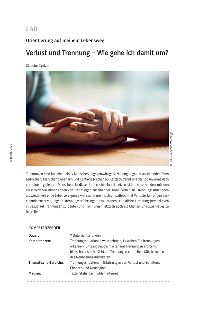 Verlust und Trennung
