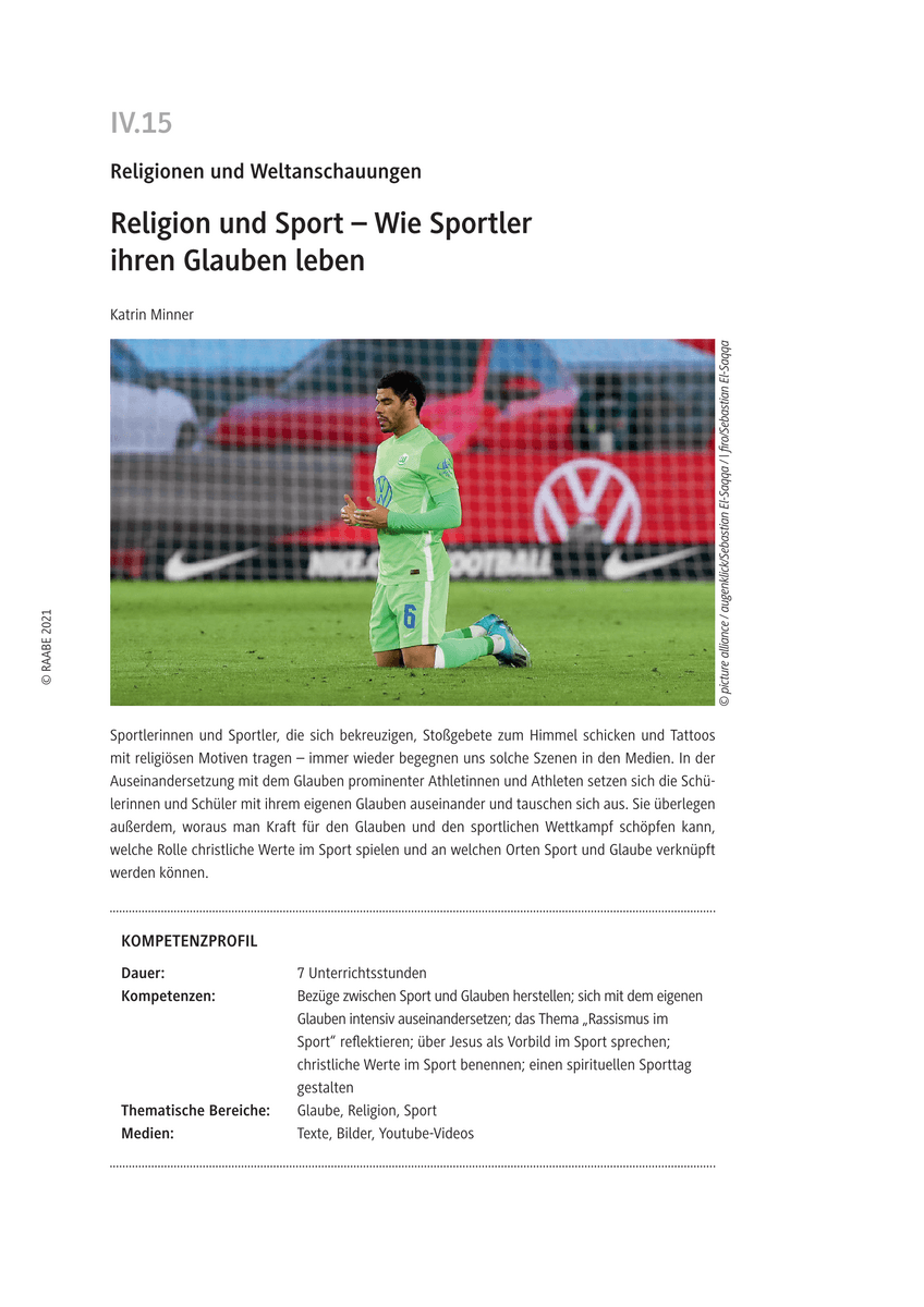 Religion und Sport