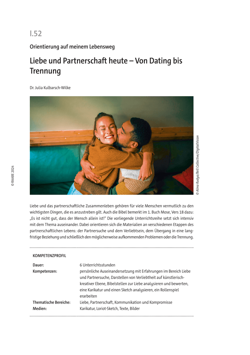 Liebe und Partnerschaft heute