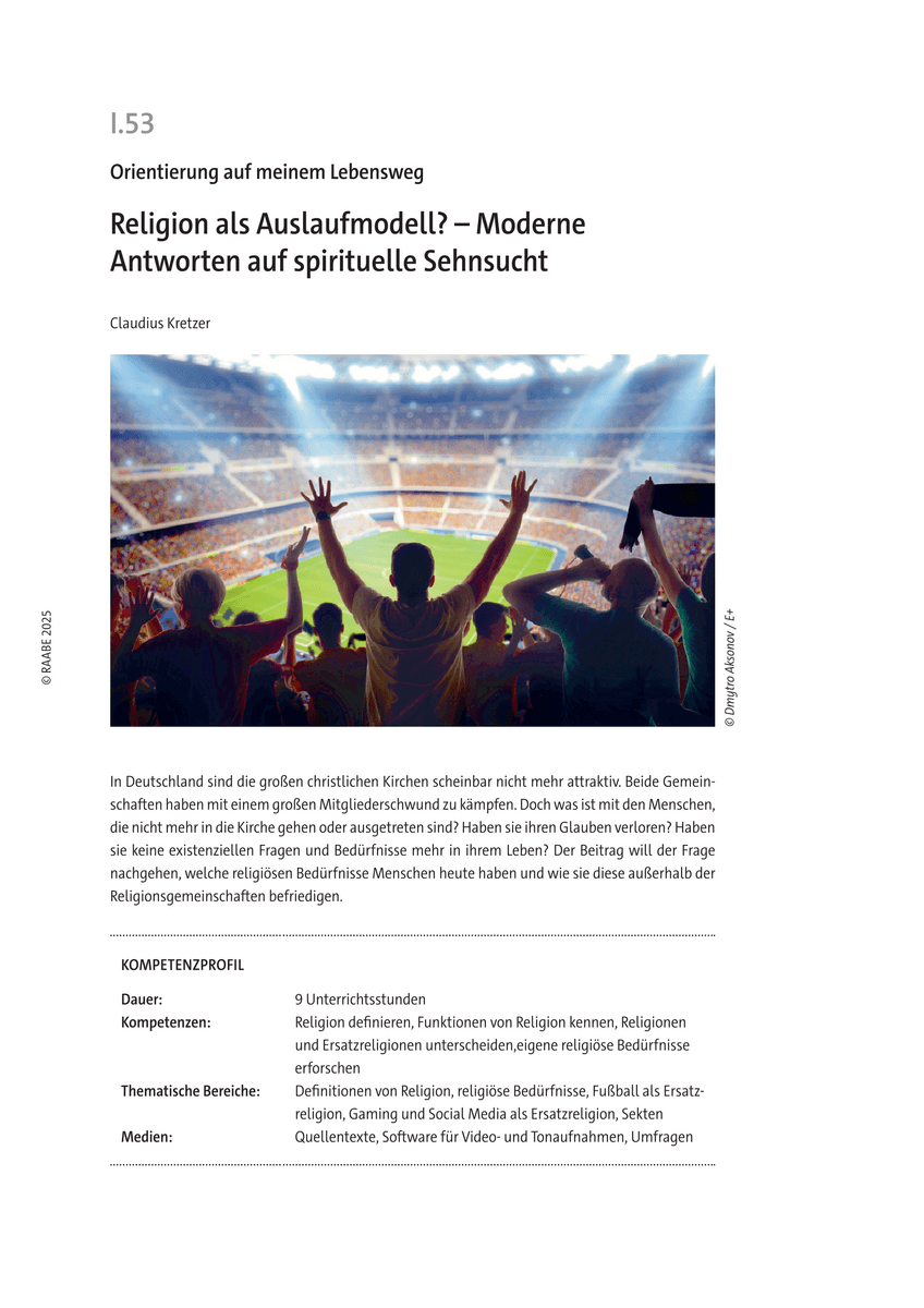Religion als Auslaufmodell?