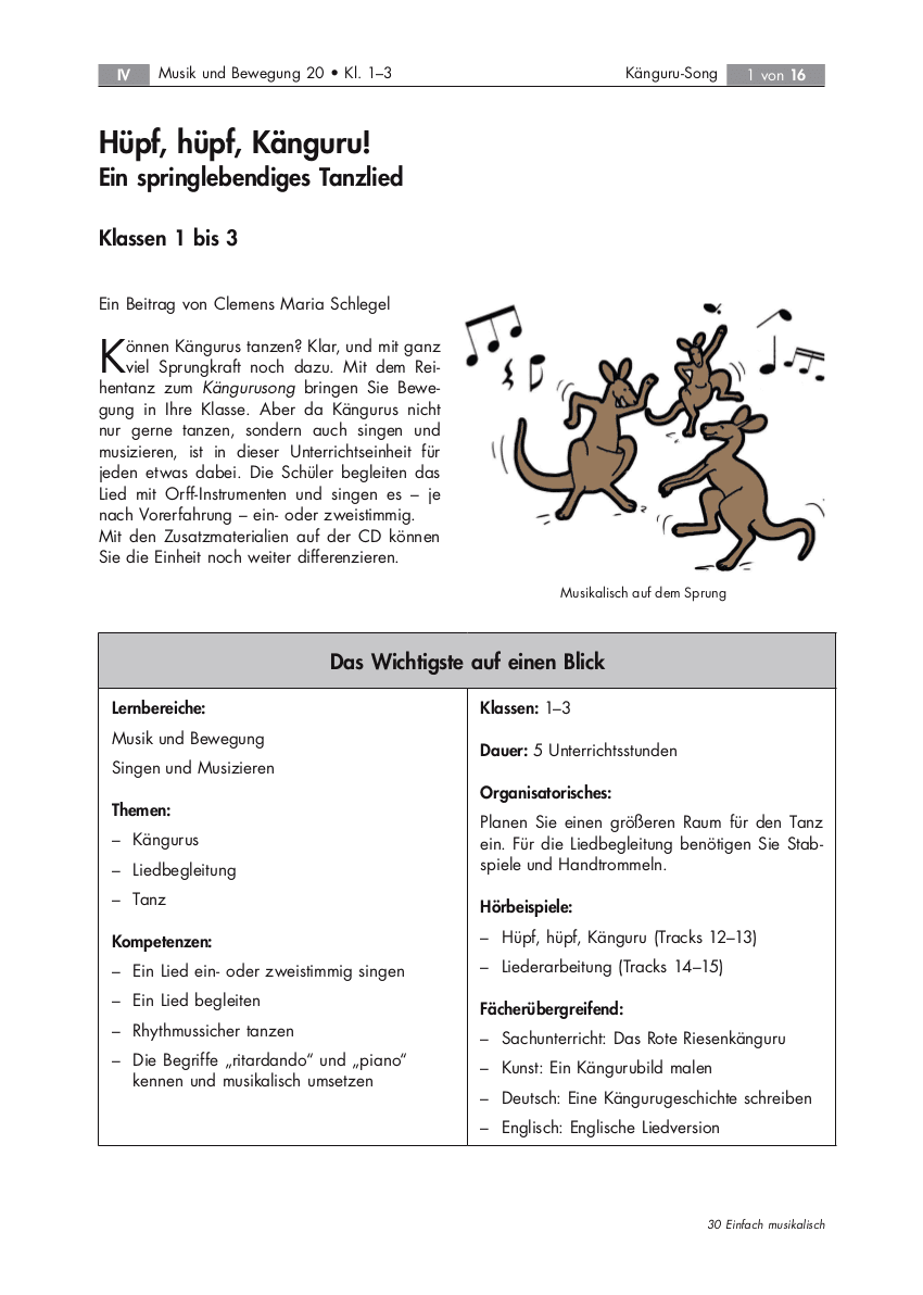 Ein springlebendiges Tanzlied