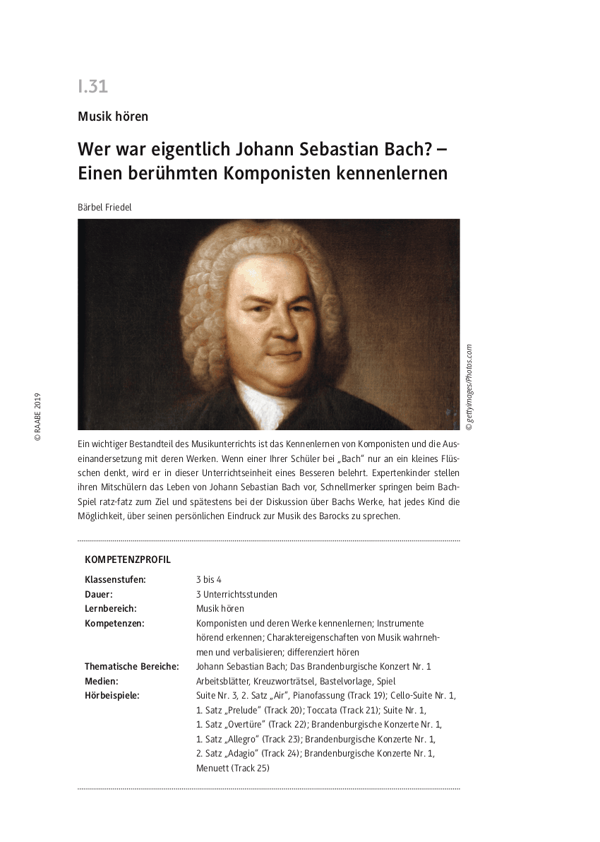 Einen berühmten Komponisten kennenlernen