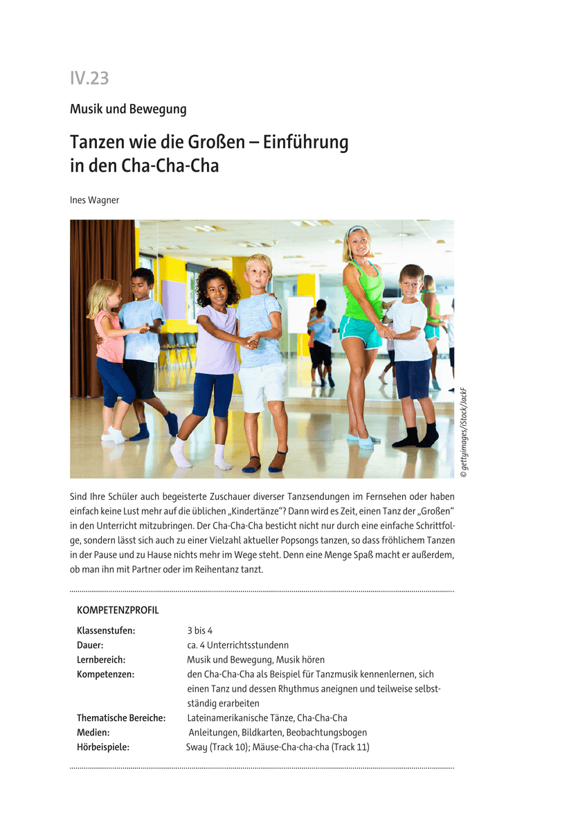 Tanzen wie die Großen