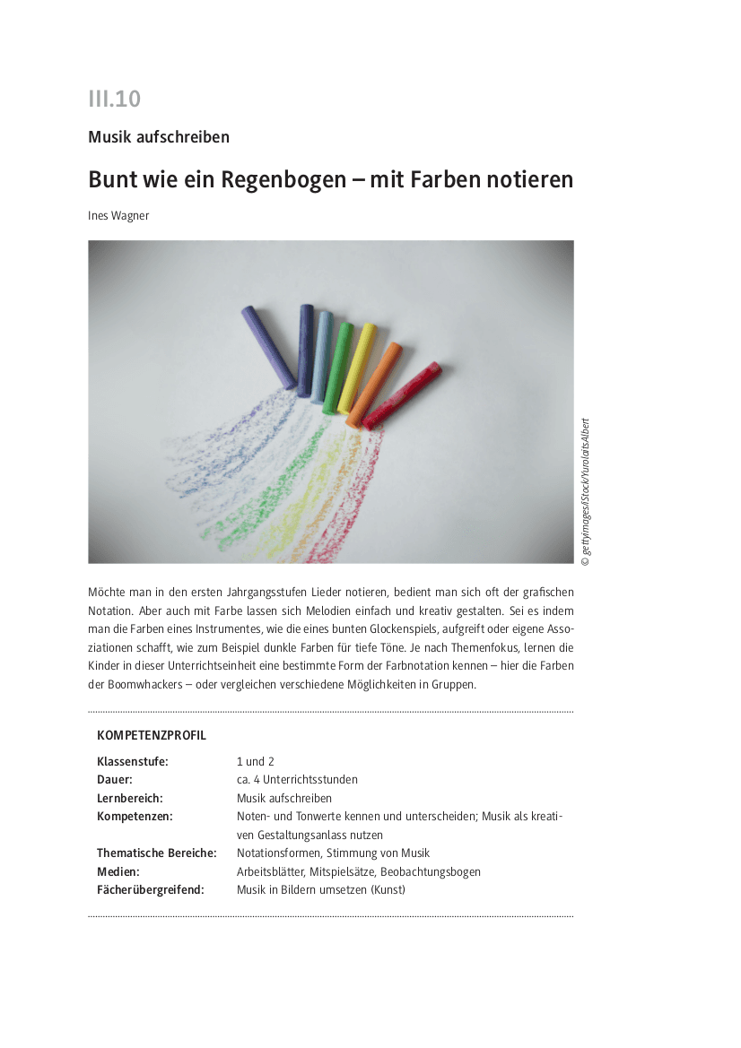 Mit Farben notieren