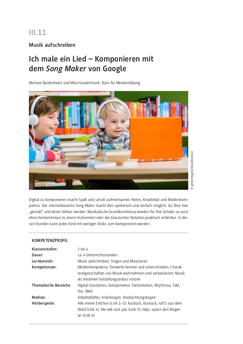Komponieren mit dem Song Maker von Google