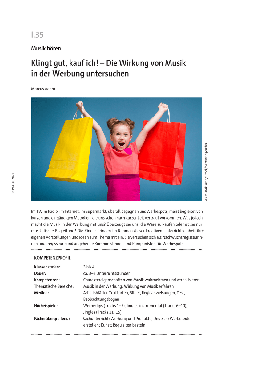 Klingt gut, kauf ich!