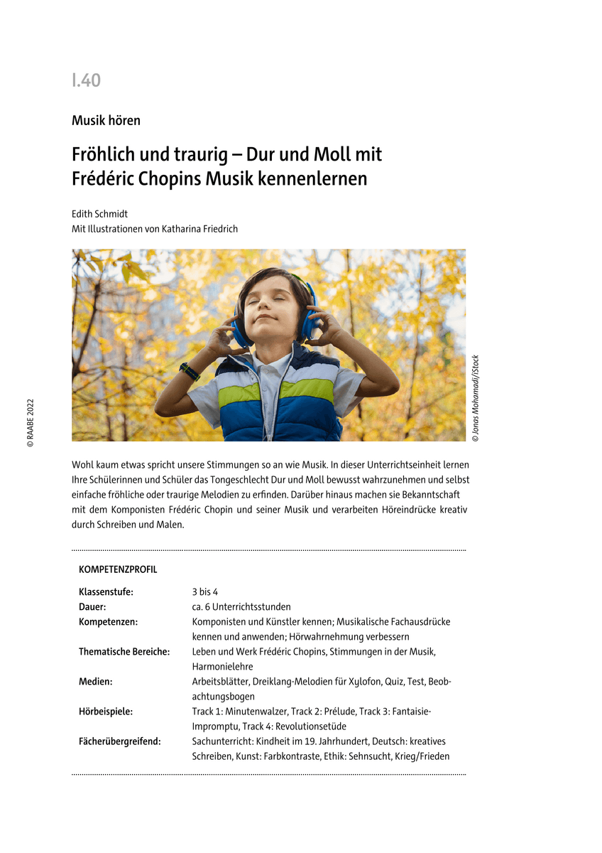Fröhlich und traurig