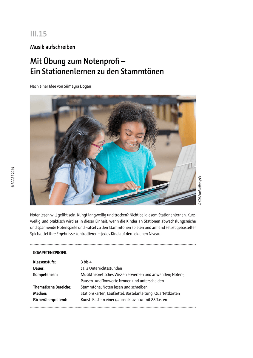 Mit Übung zum Notenprofi