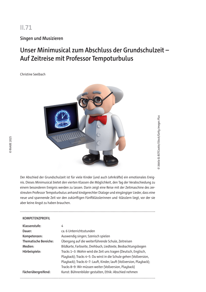 Unser Minimusical zum Abschluss der Grundschulzeit