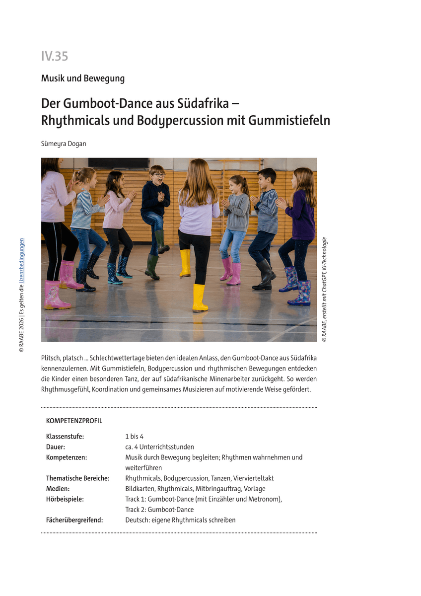 Der Gumboot-Dance aus Südafrika
