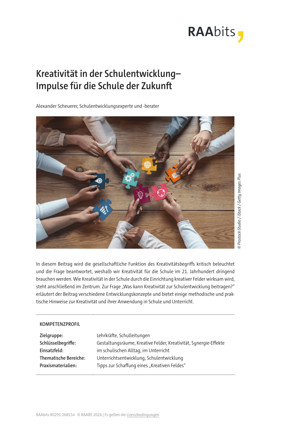 Kreativität in der Schulentwicklung
