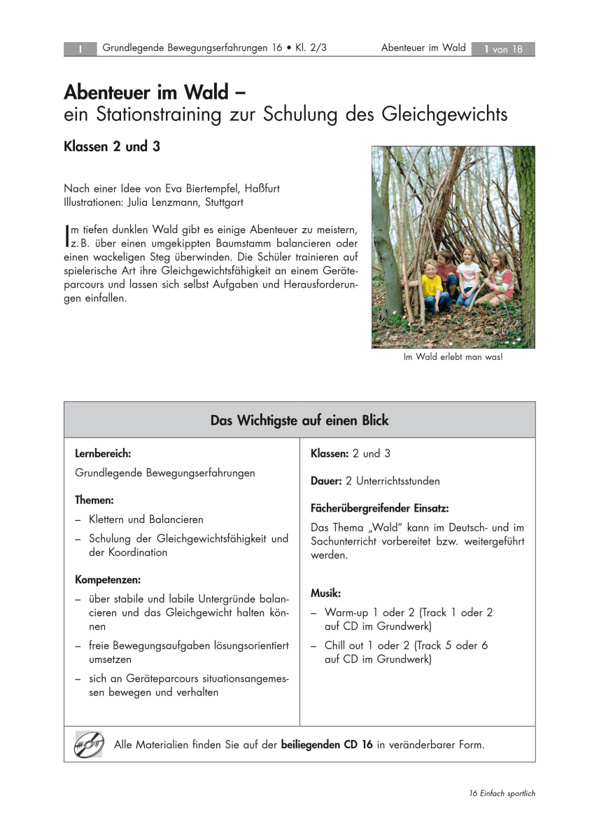 Abenteuer im Wald