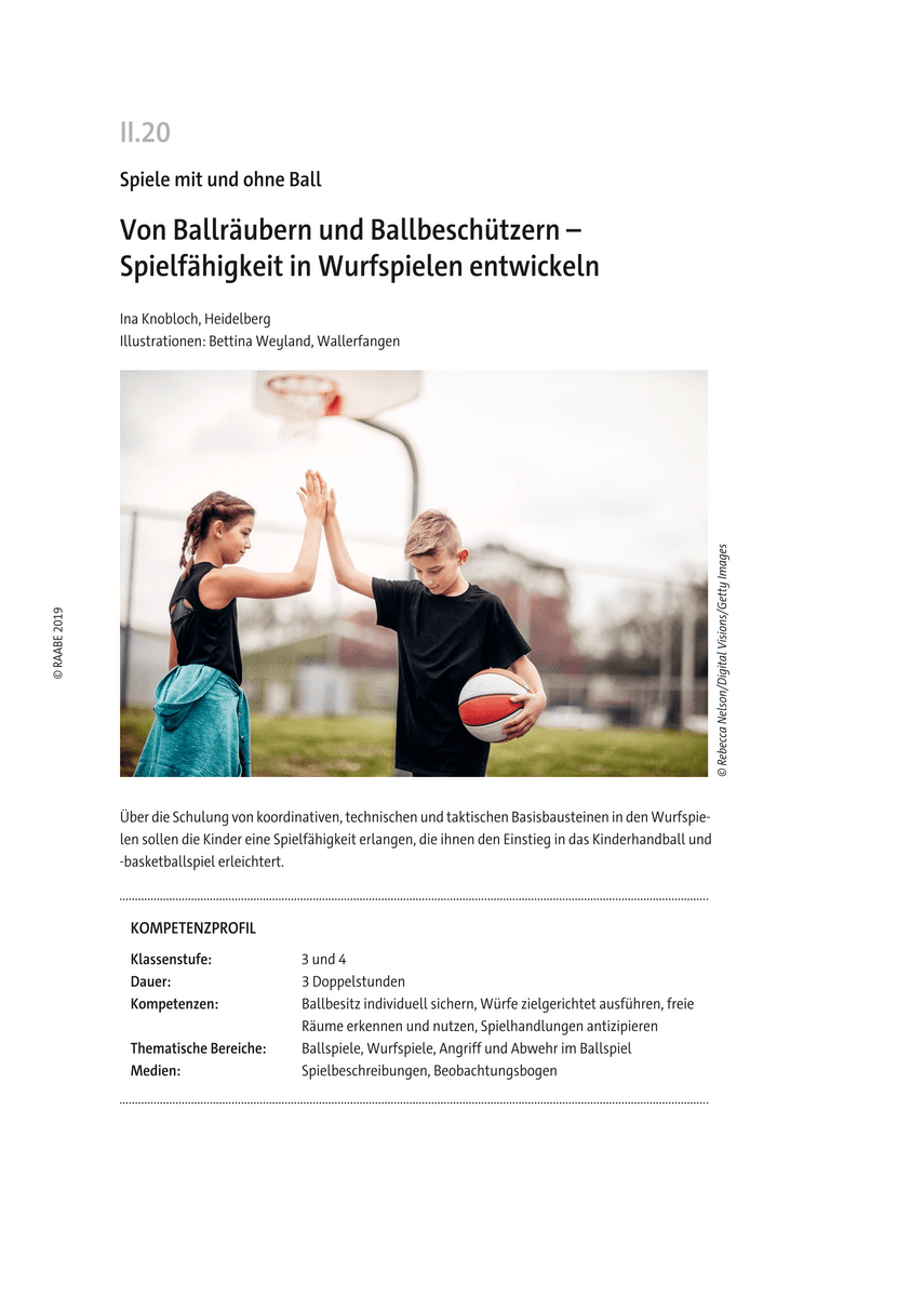 Von Ballräubern und Ballbeschützern