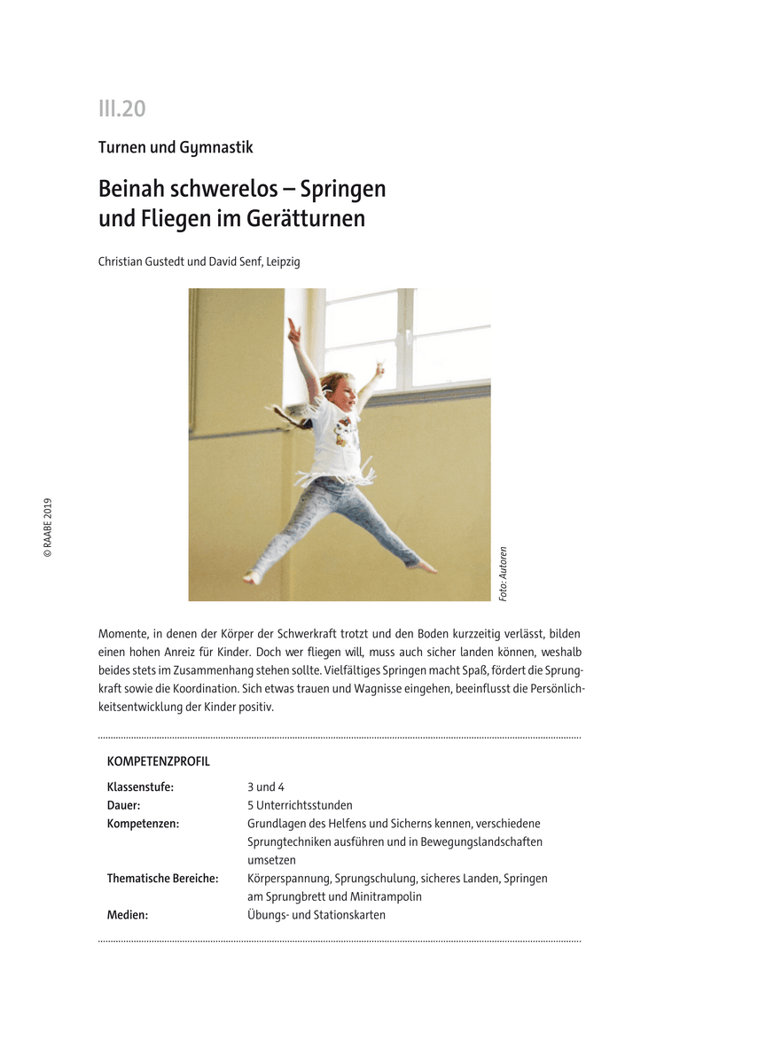 Beinah schwerelos